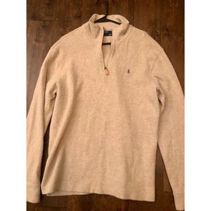 Men’s half zip polo